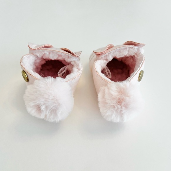 NWT ADORABLE Nicole Miller NY Stepping Stones Pink Bunny Baby Shoes, 6-12 Months - Picture 2 of 12